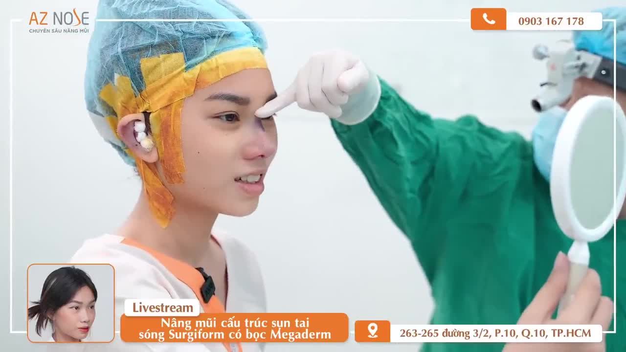 Nàng MC trẻ trung với dáng mũi Sline cao vừa